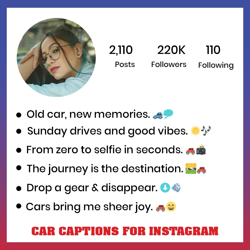 Car Captions for Instagram 2 Car Captions for Instagram