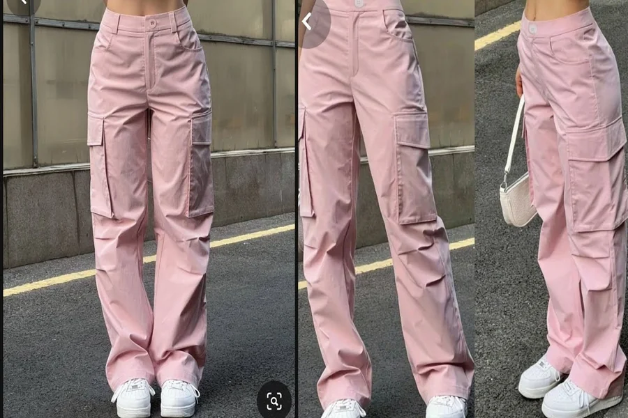 Cut Out Cargo Pants